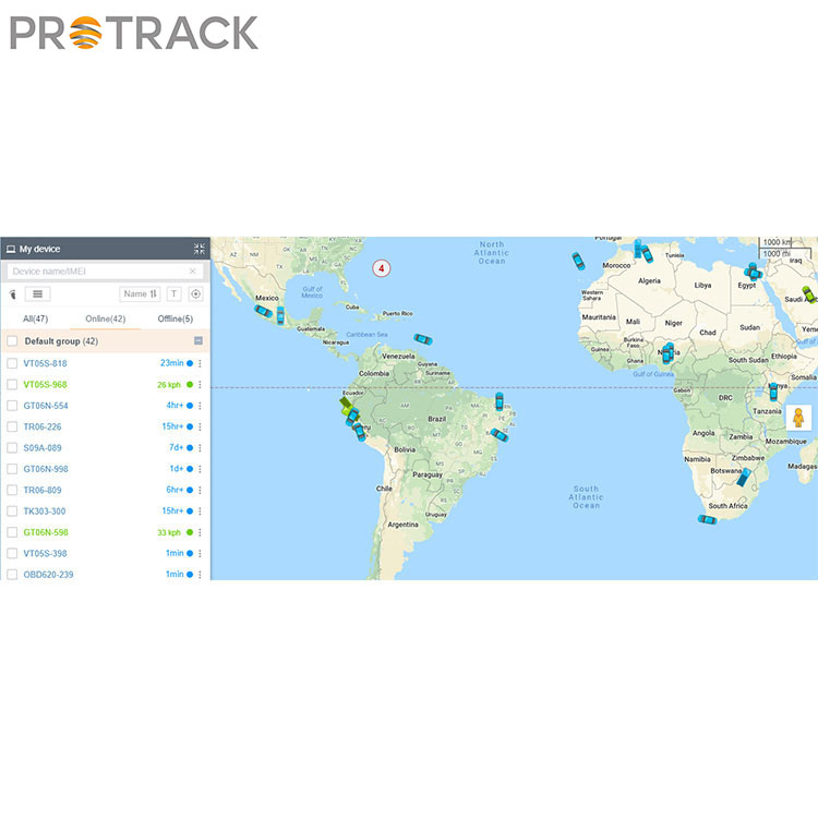 Sistema de rastreamento GPS on-line IOS e Android