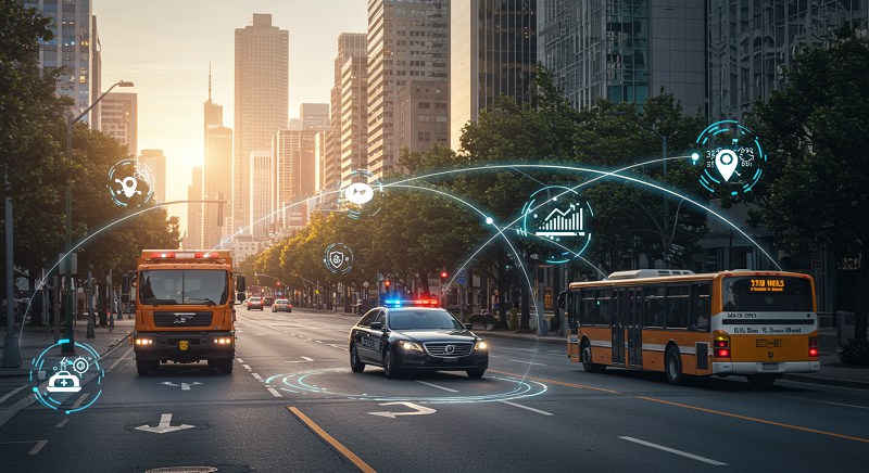 Mude sua frota comunitária com soluções GPS Surack
